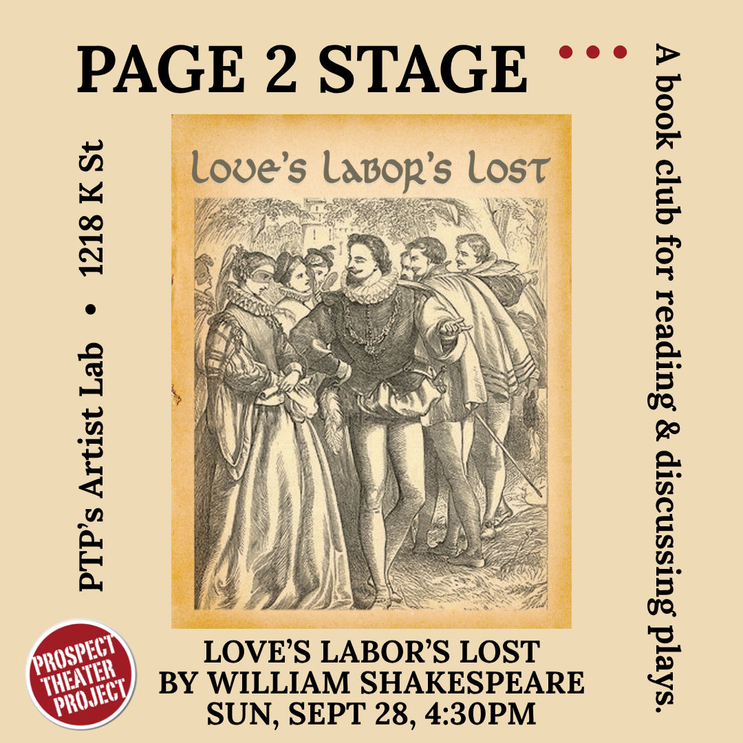 Page 2 Stage Flyer for One Act Play Festival 2025