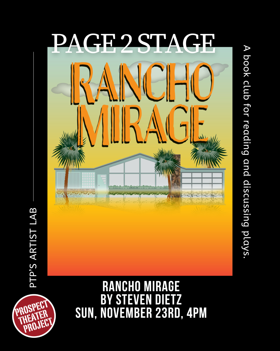 Page 2 Stage Flyer for One Act Play Festival 2025